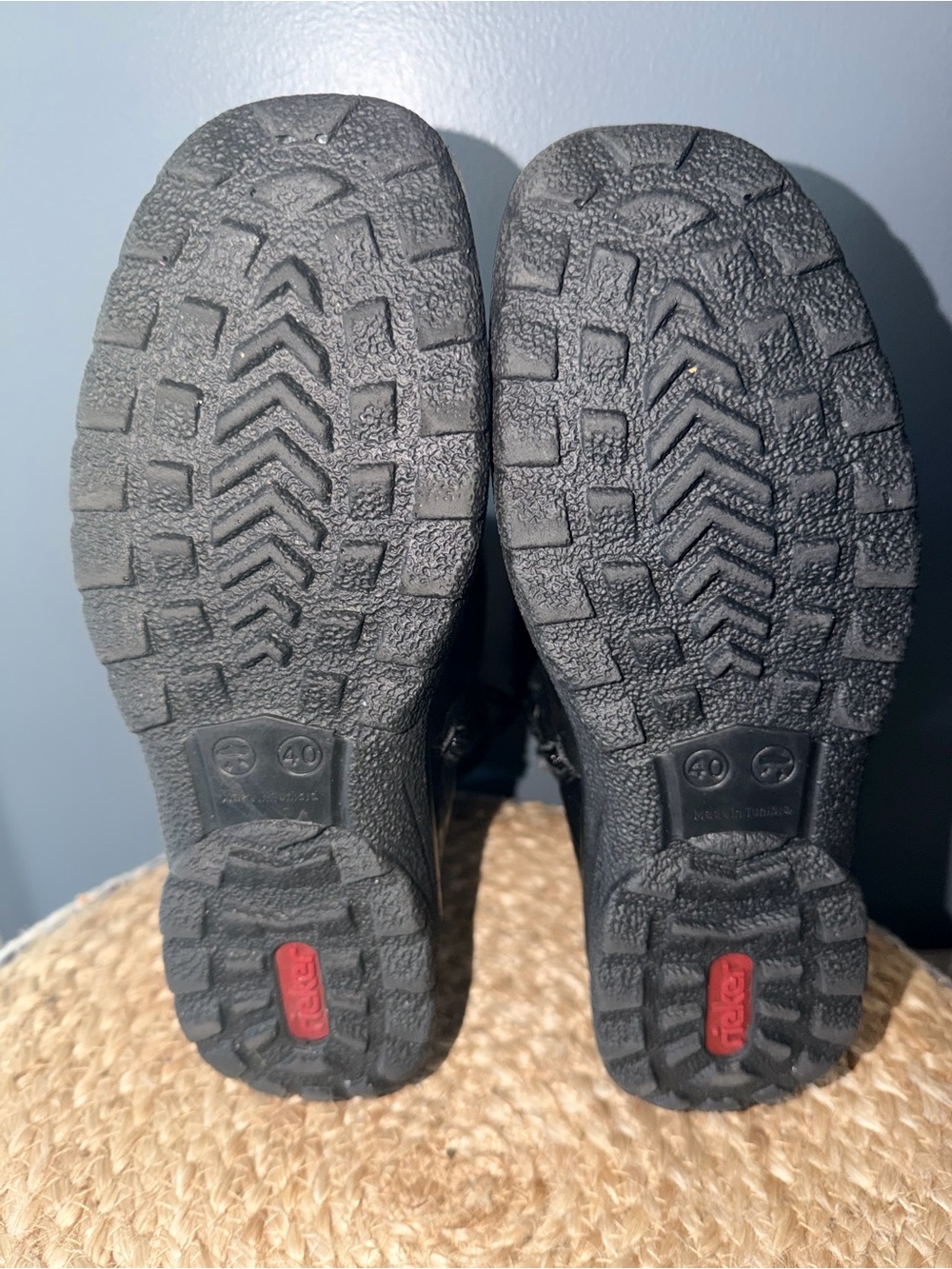 Rieker Hillary Black Leather Winter Boots - Picture 9 of 11